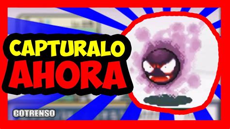 gastly pokémon rojo fuego.